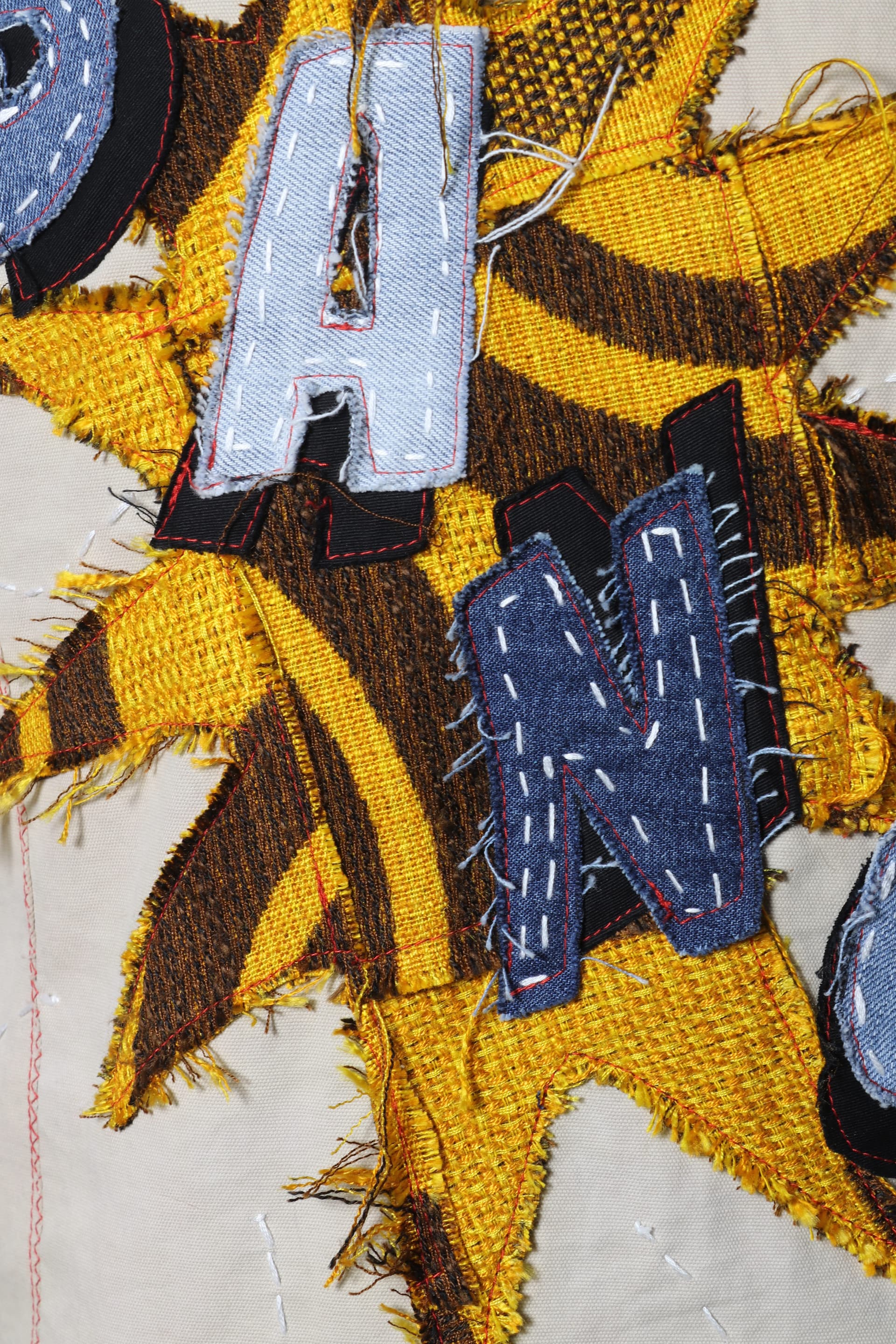 BANG! Patchwork Appliqué Utility Vest v1 thumbnail 6
