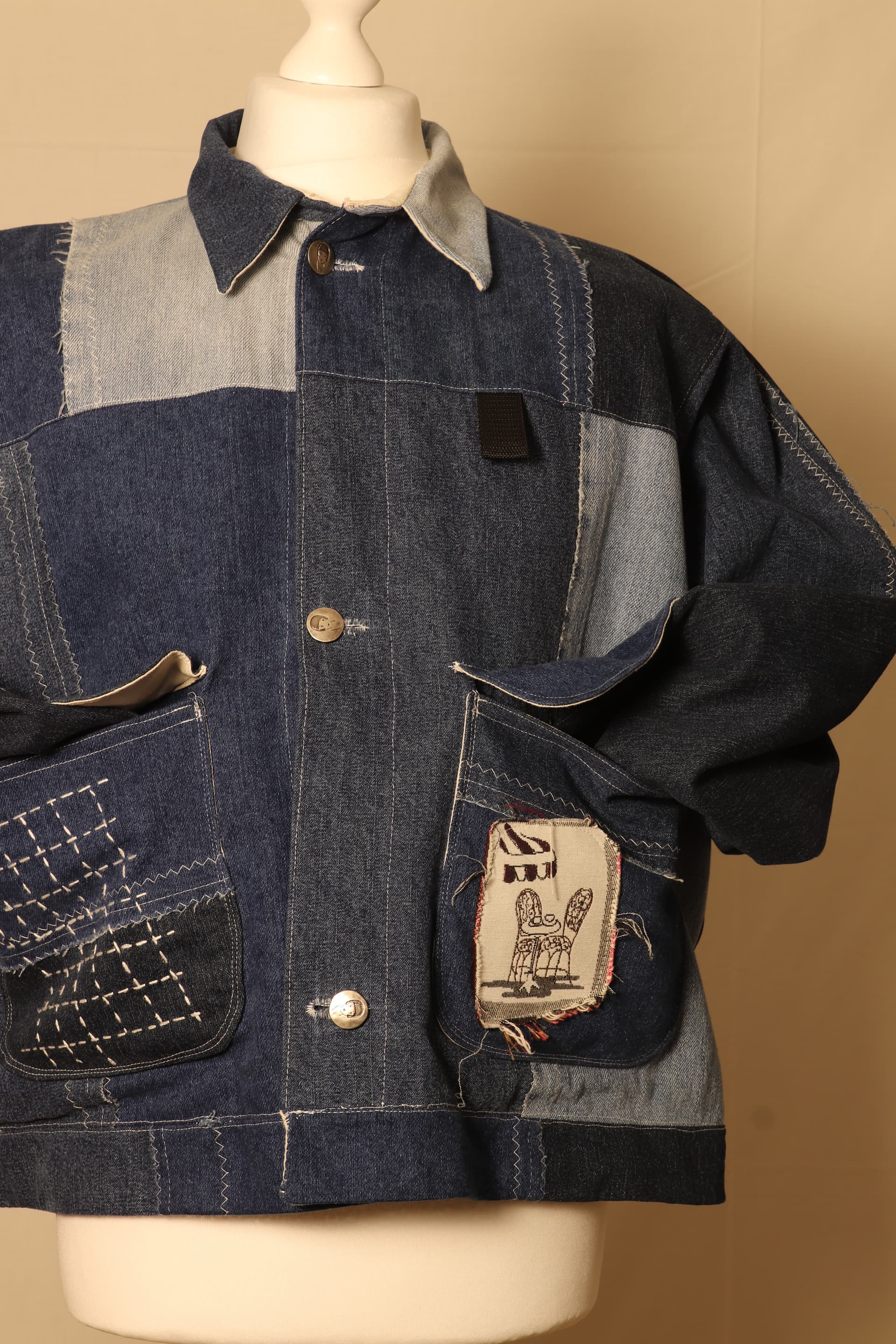 Patchwork Sashiko Jacket v1 thumbnail 3