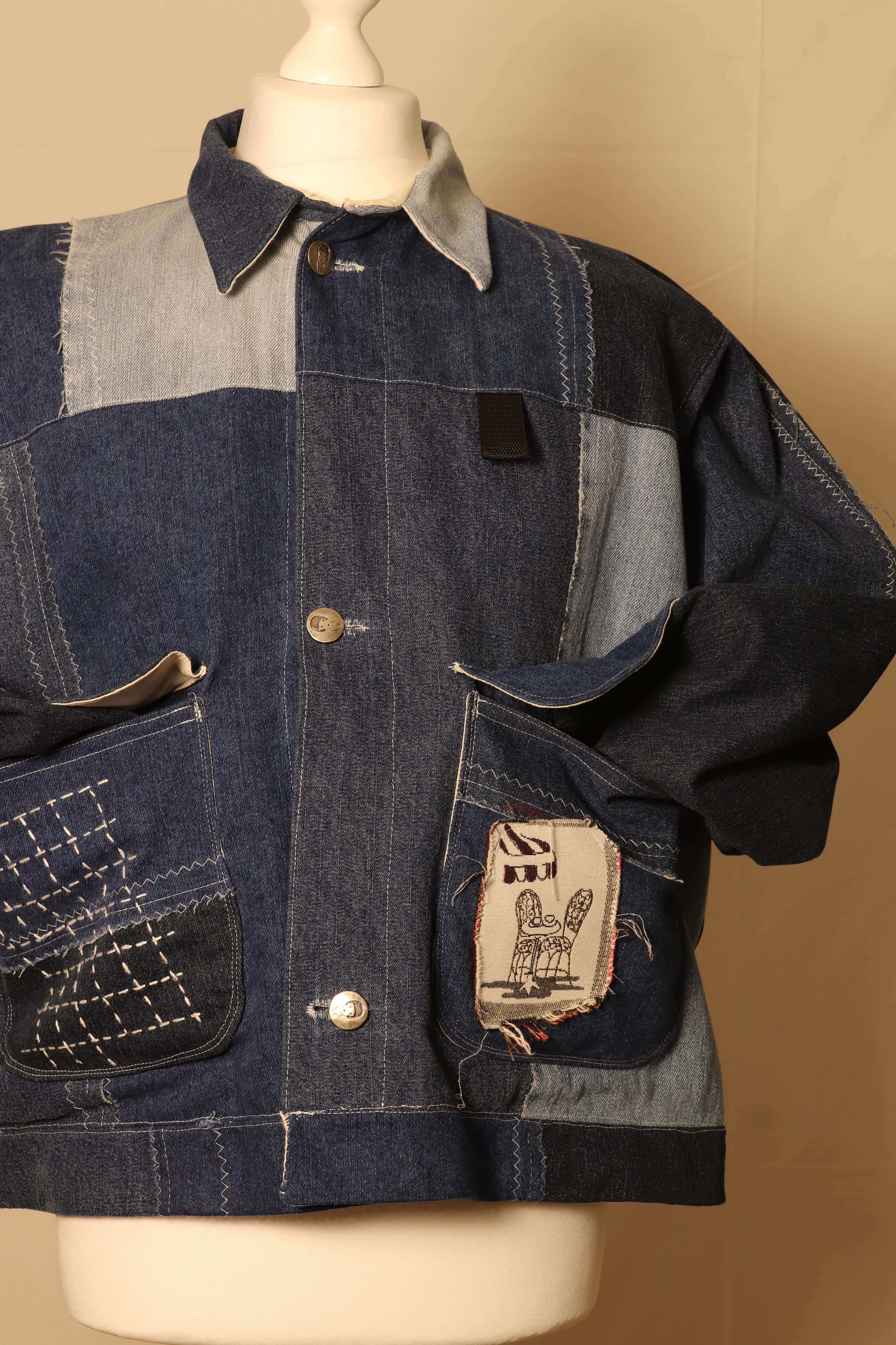 Patchwork Sashiko Jacket 01 thumbnail 3