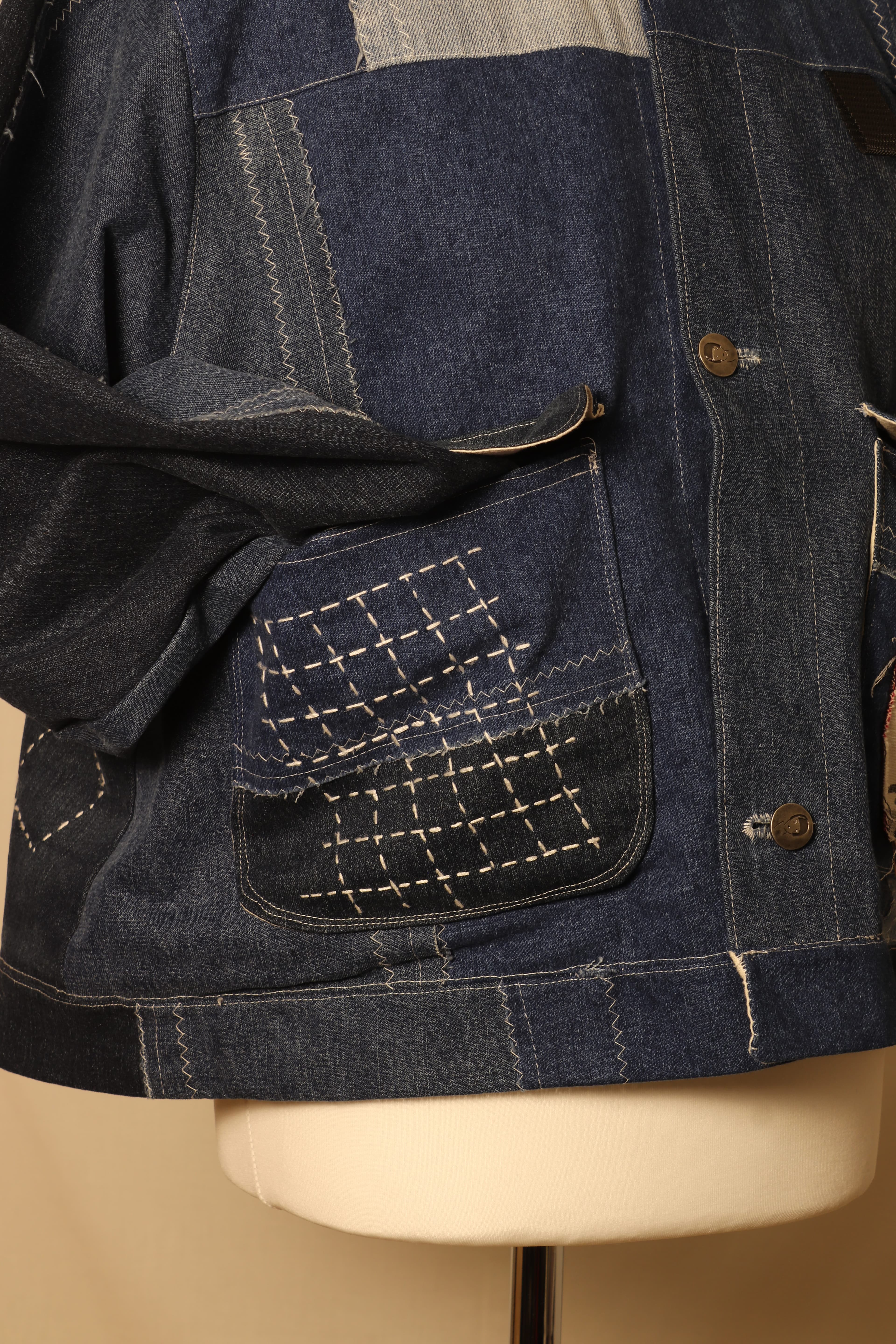 Patchwork Sashiko Jacket 01 thumbnail 8